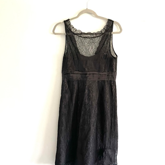Anthropologie Moullinette Soeurs Black Lace Cocktail Dress - Picture 2 of 10